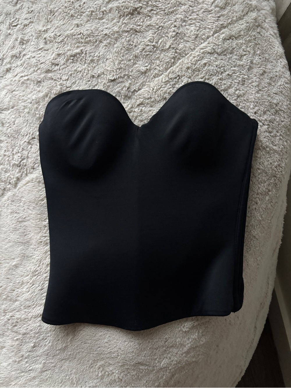 Gilligan & O'Malley Black Strapless Bustier Camisole